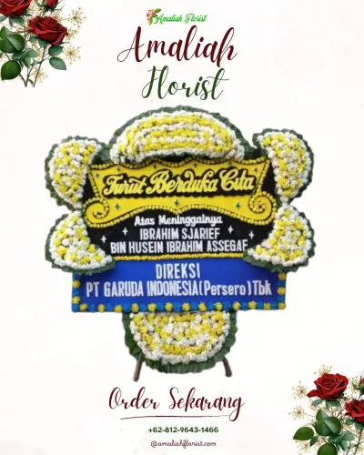Papan Bunga Duka di Karyamulya